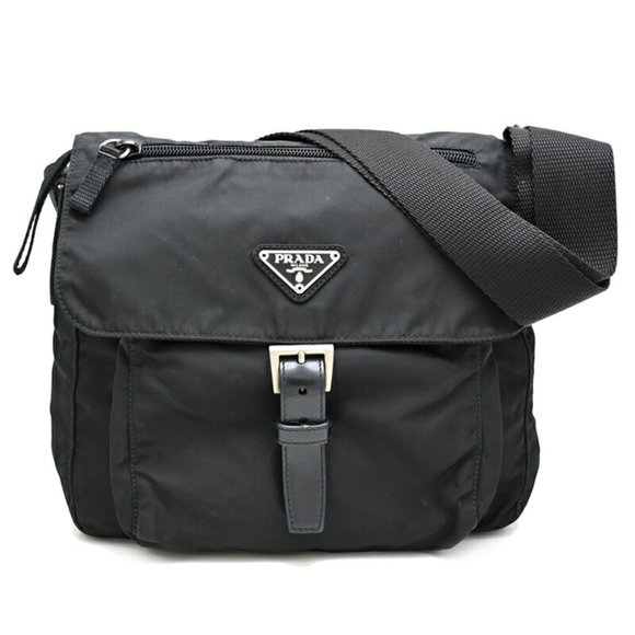 Prada VELA Line Shoulder Bag for Men and Women, B8994, Nero Nylon (Black) - Picture 1 of 10